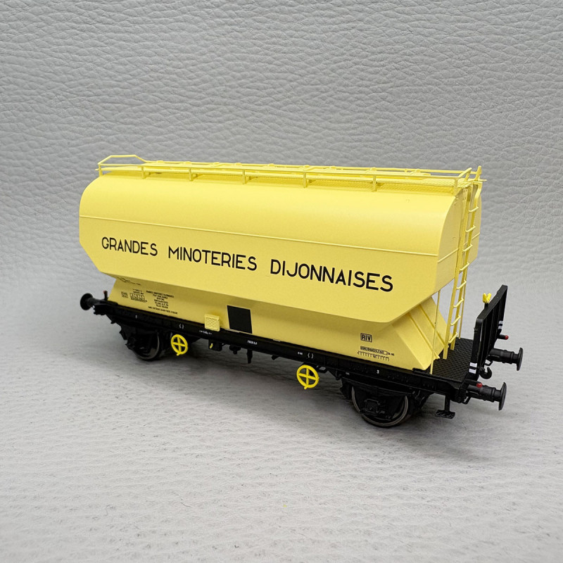 REE MODELES WB-891 - Wagon céréalier, "Fauvet-Girel", Grandes Minoteries Dijonnaises, SNCF