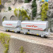 2 wagons céréaliers, "Fauvet-Girel", Monfer, SNCF, Ep. IV et V - REE MODELES WB-892 - HO 1/87