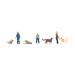 Promeneurs de chiens - Faller 151745 - HO 1/87