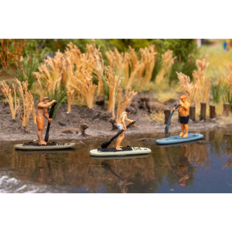 Pagayeurs debout - Faller 151736 - HO 1/87