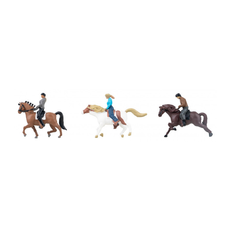 Chevaux et cavaliers - Faller 151746 - HO 1/87