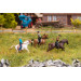Chevaux et cavaliers - Faller 151746 - HO 1/87