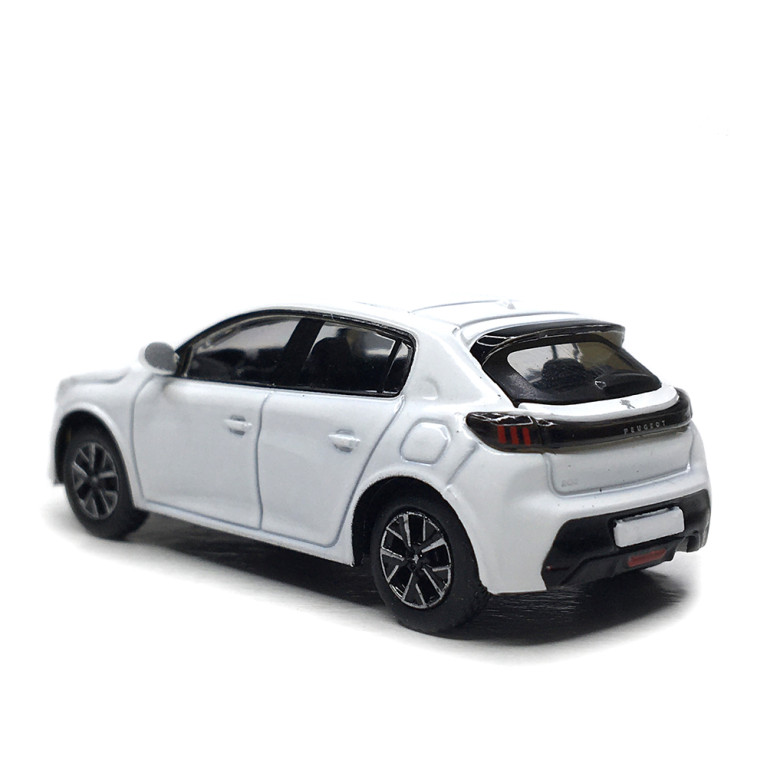 Peugeot 208 II, phase 1, blanc, 2019 - SAI 6640 - HO 1/87