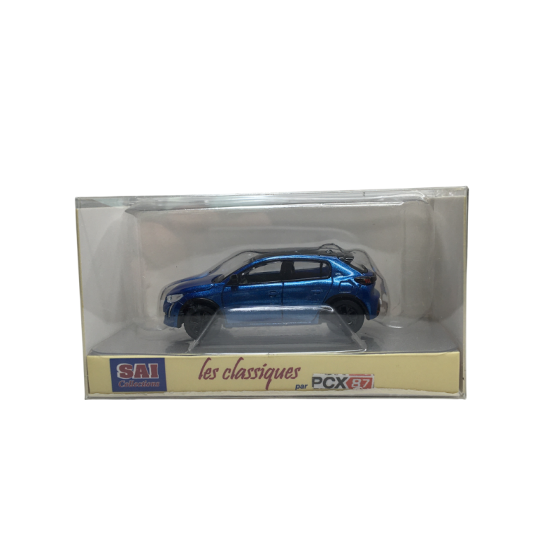 Peugeot 208 II, phase 1, bleu métallisé, 2019 - SAI 6641 - HO 1/87
