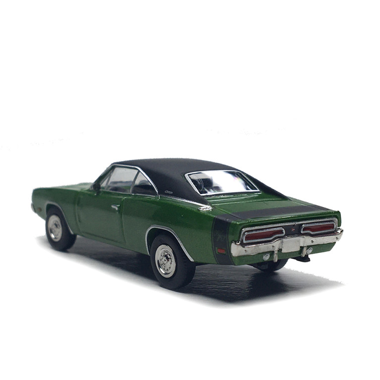 Dodge Charger R/T, vert, noir, 1969 - BREKINA 18002 - HO 1/87