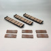 Roco 6600263 - Coffret de 3 wagons plats charges lourdes type Sas, NS