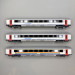 Lsmodels 43060 - Coffret de 3 voitures type I11, Eurocity, Bruxelles - Rotterdam, SNCB/NS