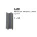 Rail double voie droit, 124 mm, 2 pièces - KATO 20-023 - N 1/160