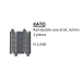 Rail double voie droit, 62 mm, 2 pièces - KATO 20-042 - N 1/160