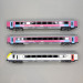 Lsmodels 43557 - Coffret de 3 voitures type I11 dont voiture pilote, Ouigo, Bruxelles - Paris, SNCB