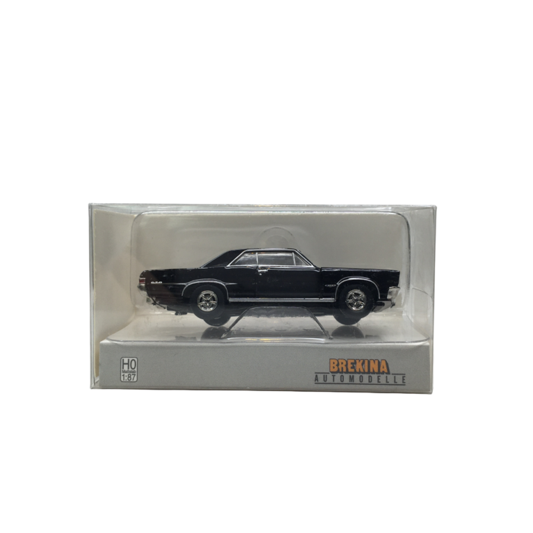 Pontiac GTO, coupé, noir, 1965 - BREKINA 18100 - HO 1/87