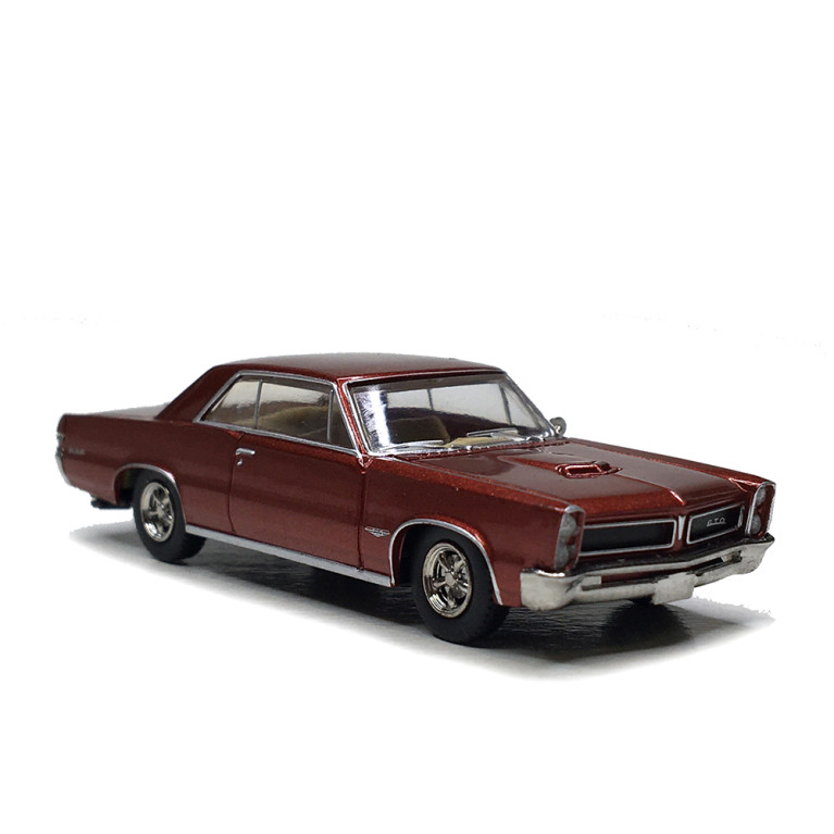 Pontiac GTO, coupé, rouge métallisé, 1965 - BREKINA 18101 - HO 1/87