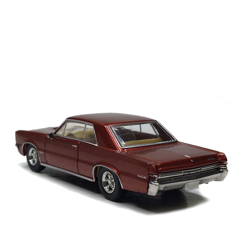 Pontiac GTO, coupé, rouge métallisé, 1965 - BREKINA 18101- HO 1/87