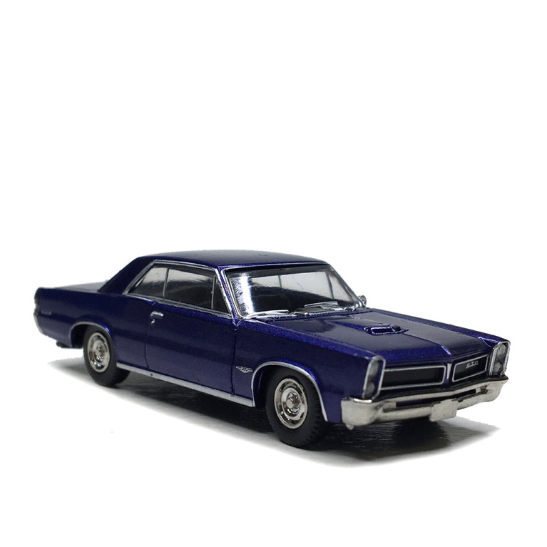 Pontiac GTO, coupé, bleu métallisé, 1965 - BREKINA 18102 - HO 1/87