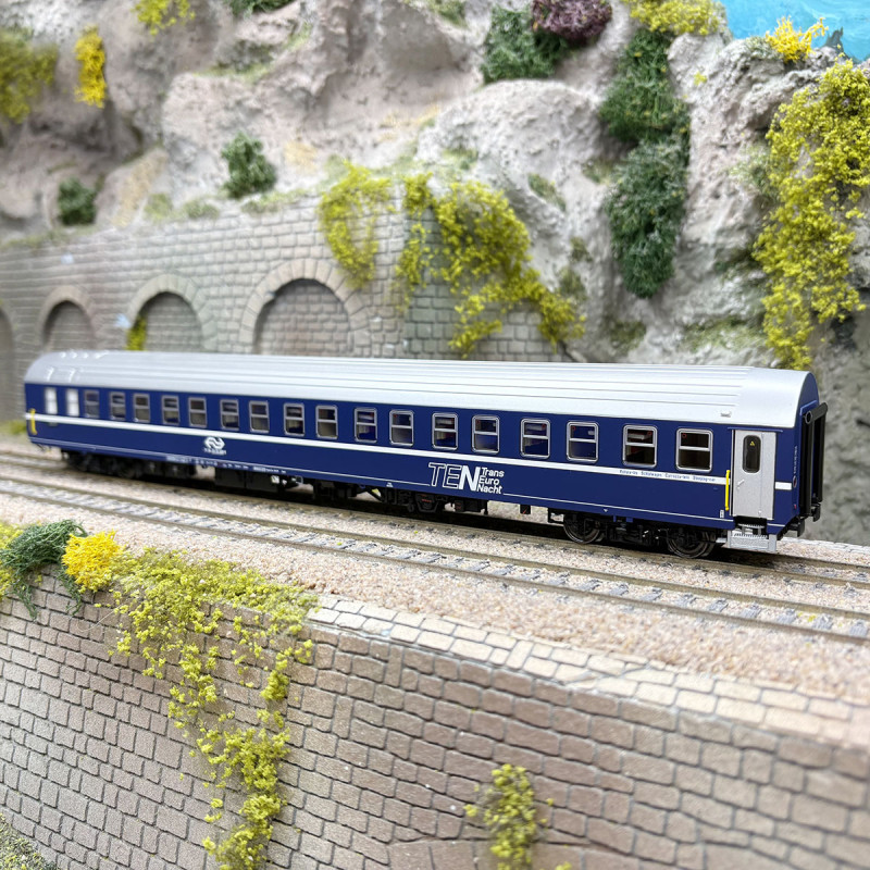Voiture-lits type WL T2s, bogies MD 37, TEN, NS, Ep. IVa - LSMODELS 44190 - HO 1/87