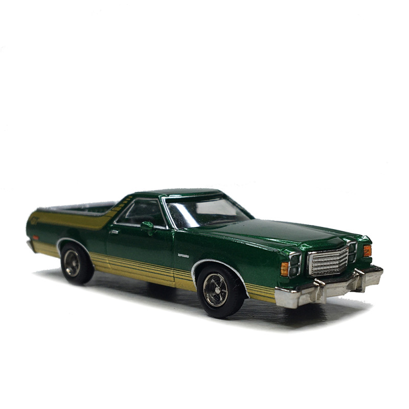 Ford Ranchero GT, vert, or, 1977 - BREKINA 18226 - HO 1/87
