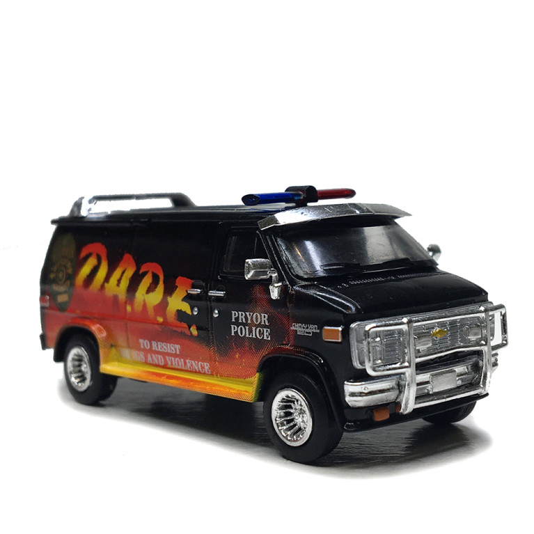 Chevrolet G20, D.A.R.E., 1983 - BREKINA 18258 - HO 1/87