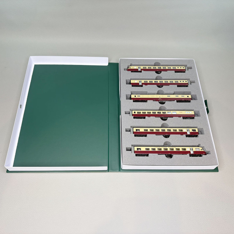 KATO 10-781 - Automotrice RAe TEE II, "Gottardo", 6 éléments, livrée rouge / crème, SBB