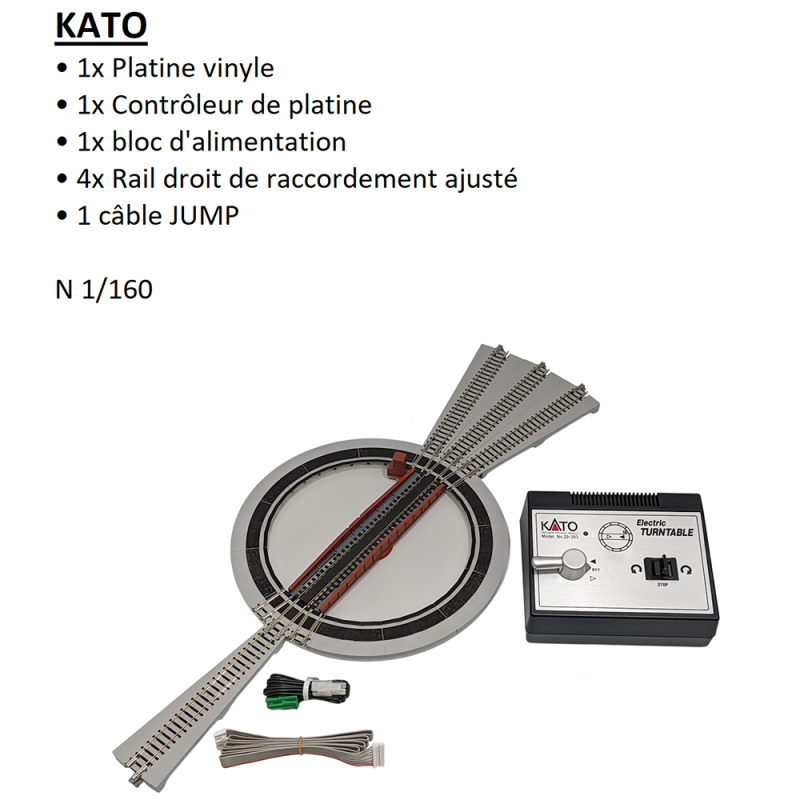 Platine tournante électrique - KATO 20-283 - N 1/160