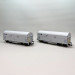 PIKO 28344 - Coffret de 2 wagons bâchés type Shimmns, ATIR Rail / ArcelorMittal