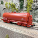 Wagon citerne de type Zaekk, transport hydrocarbure, livrée rouge, MAV, Ep. V - PIKO 24563 - HO 1/87