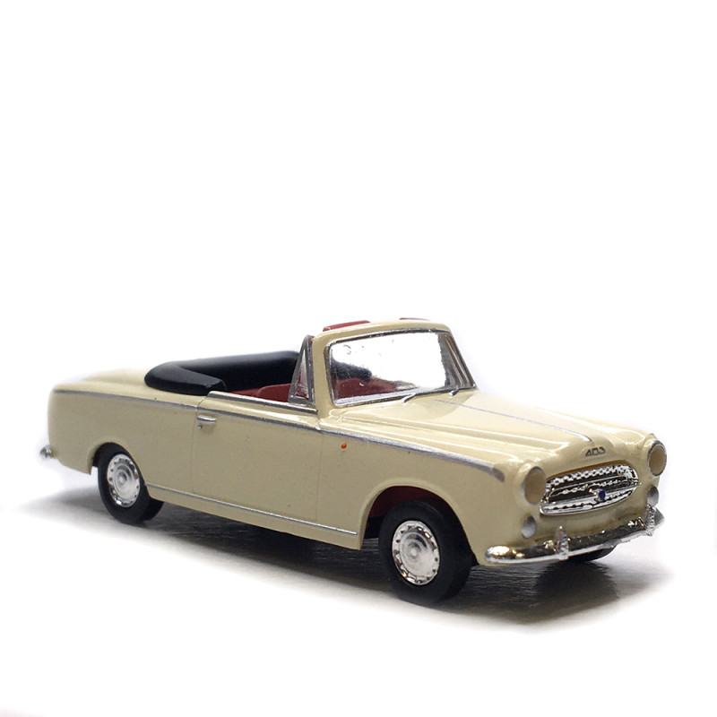 Peugeot 403, cabriolet, beige, 1956 - SAI 2538 - HO 1/87