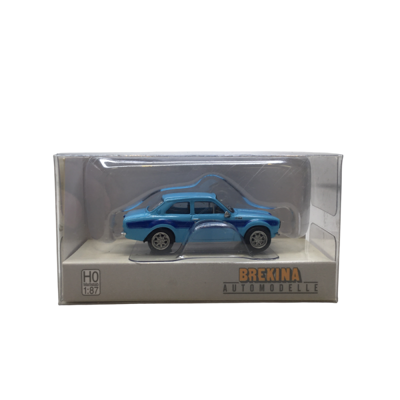 Ford Escort MKI RS 1600, bleu, 1970 - BREKINA 19071 - HO 1/87