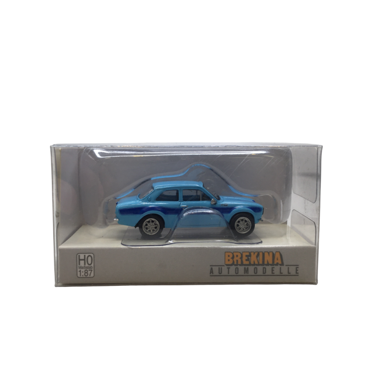 Ford Escort MKI RS 1600, bleu, 1970 - BREKINA 19071 - HO 1/87
