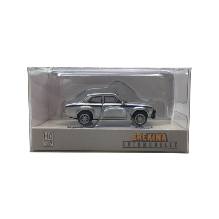 Ford Escort MKI RS 1600, Mexico, argent, 1970 - BREKINA 19072 - HO 1/87