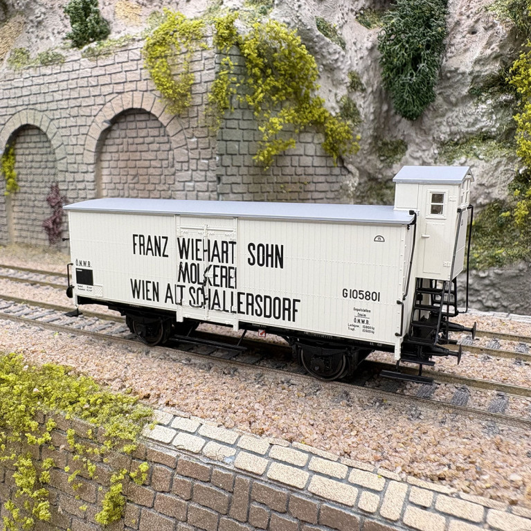 Wagon frigorifique Franz Wiehart Sohn Molkerei, Ö.N.W.B., Ep. I - BRAWA 51166 - HO 1/87