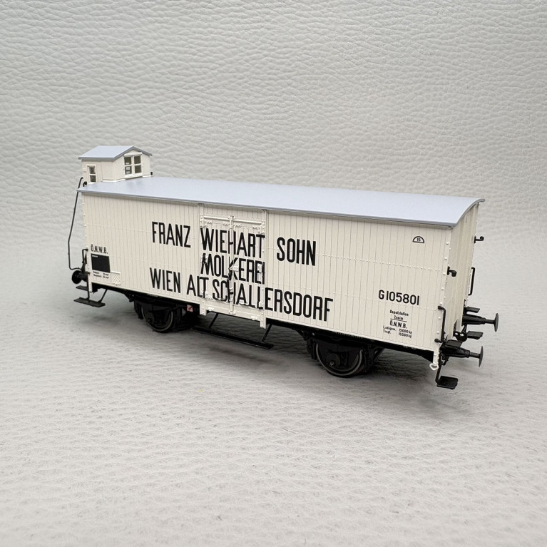 Wagon frigorifique Franz Wiehart Sohn Molkerei, Ö.N.W.B., Ep. I - BRAWA 51166 - HO 1/87