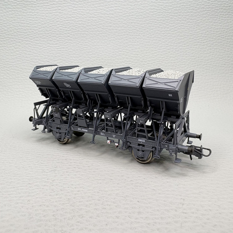 Coffret 3 wagons de marchandises CFL, Ep. III - ROCO 6600258 - HO 1/87