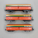 Coffret 3 wagons trémie Fals déchargement automatique Pol-Miedź Trans PMT, Ep. VI - ROCO 6600218 - HO 1/87