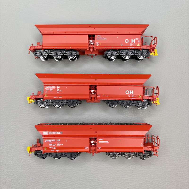Coffret Set 1 wagons à minerai Falrrs 152 et Faals 151 DB AG, Ep. VI - ROCO 6600270 - HO 1/87