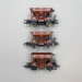 Coffret 3 wagons trémie à ballast Talbot, DB, Ep. IV - ROCO 6600269 - HO 1/87