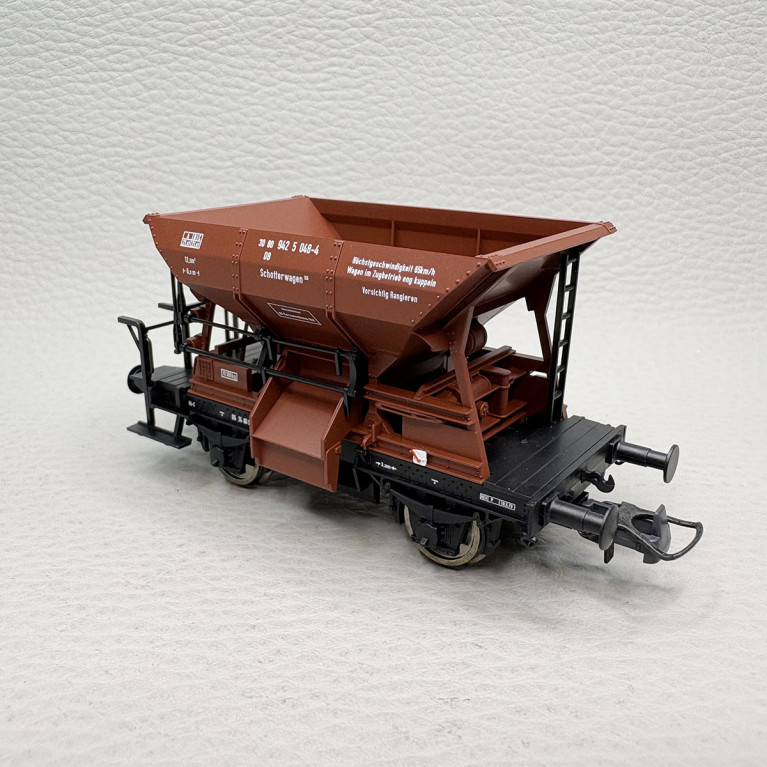 Coffret 3 wagons trémie à ballast Talbot, DB, Ep. IV - ROCO 6600269 - HO 1/87