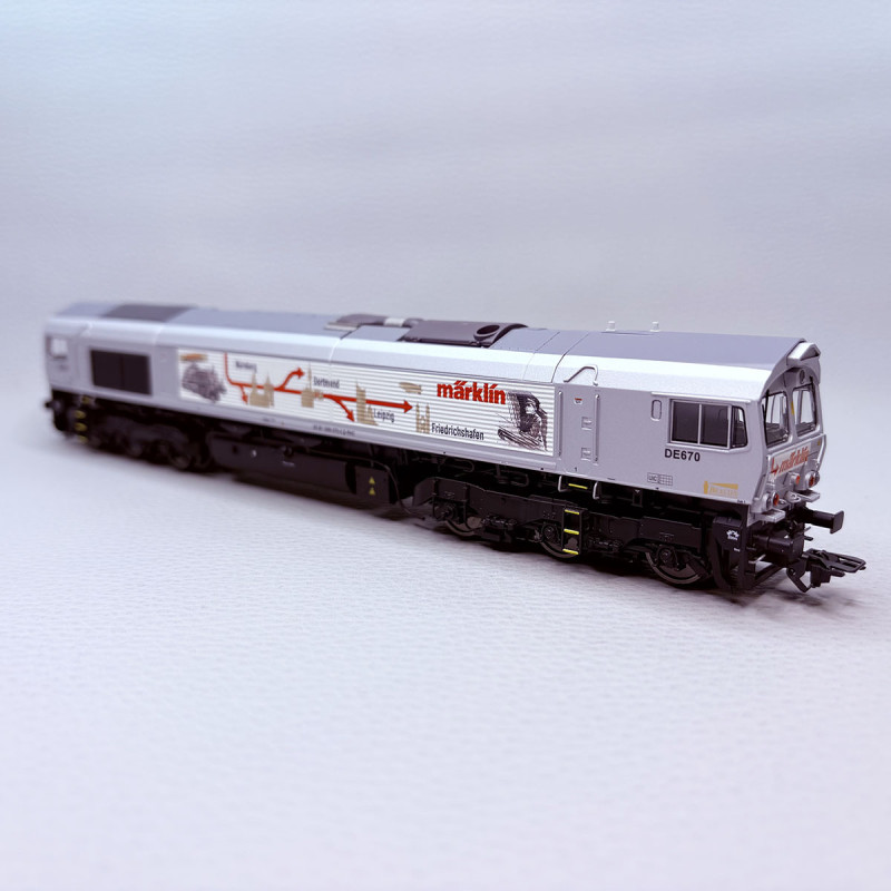 Locomotive diesel Class 66 JT42CWR Messeexpress édition spéciale Intermodellbau 2026, Ep. VI - MÄRKLIN 39071 - HO 1/87