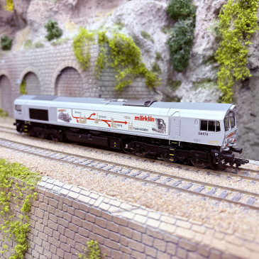 Locomotive diesel Class 66 JT42CWR Messeexpress édition spéciale Intermodellbau 2026, Ep. VI - MÄRKLIN 39071 - HO 1/87