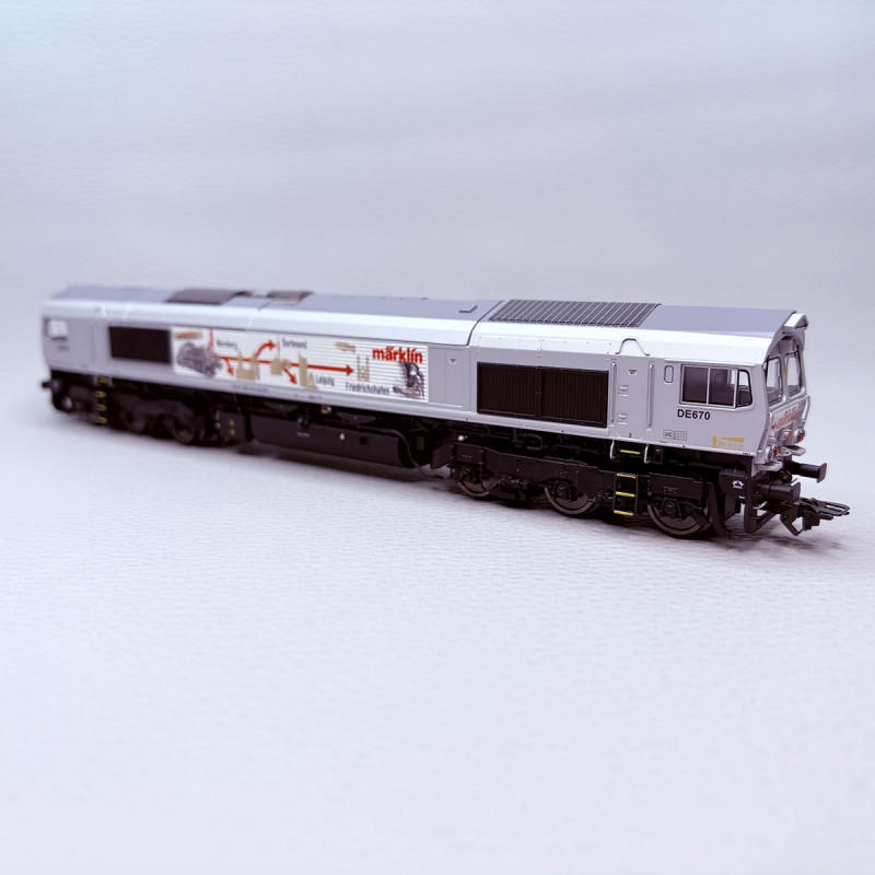 Locomotive diesel Class 66 JT42CWR Messeexpress édition spéciale Intermodellbau 2026, Ep. VI - MÄRKLIN 39071 - HO 1/87