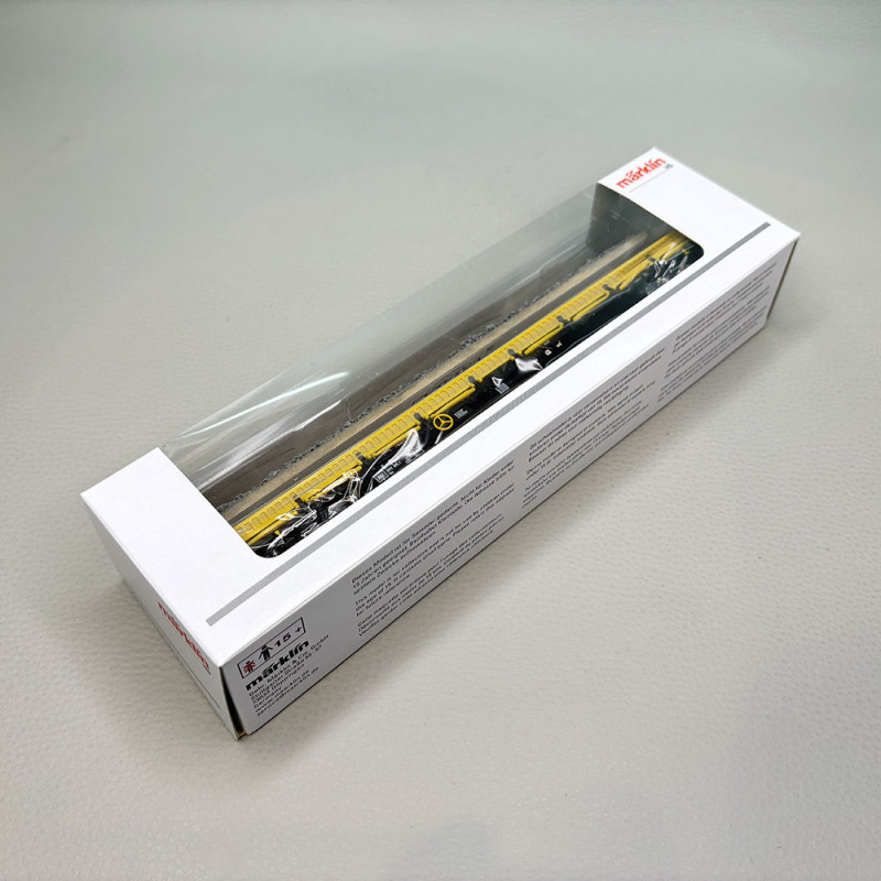 Wagon à bords bas type Res, ranchers pliables, chargement ballast, «On Rail GmbH», Ep. VI - MÄRKLIN 47168 - HO 1/87