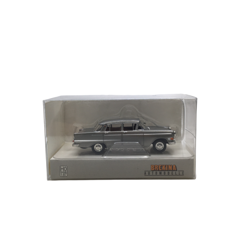 Opel Kapitän P2.6, gris métallisé, 1959 - BREKINA 20818 - HO 1/87