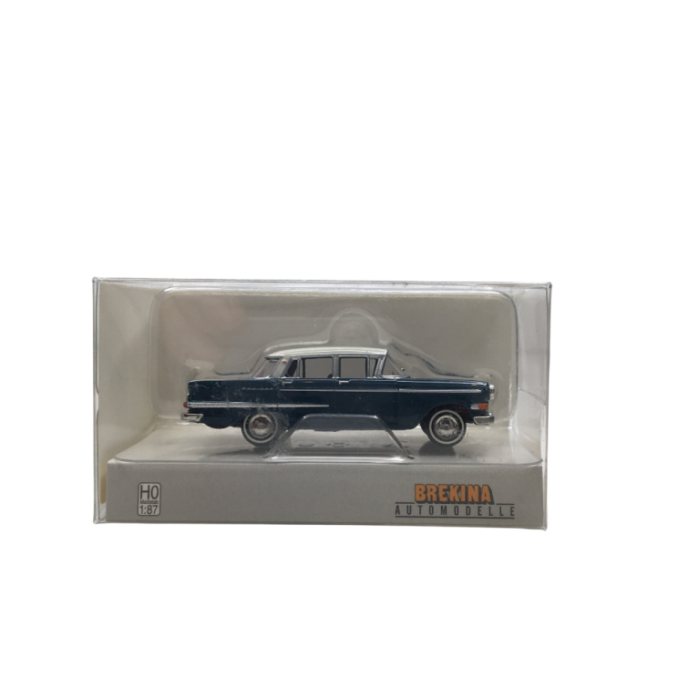 Opel Kapitän P2.6, bleu, blanc, 1959 - BREKINA 20819 - HO 1/87