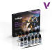 Coffret de démarrage 12x18ml - True Metallic Metal - VALLEJO 77.272