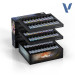 Set de base 60x18ml - True Metallic Metal - VALLEJO 77.273