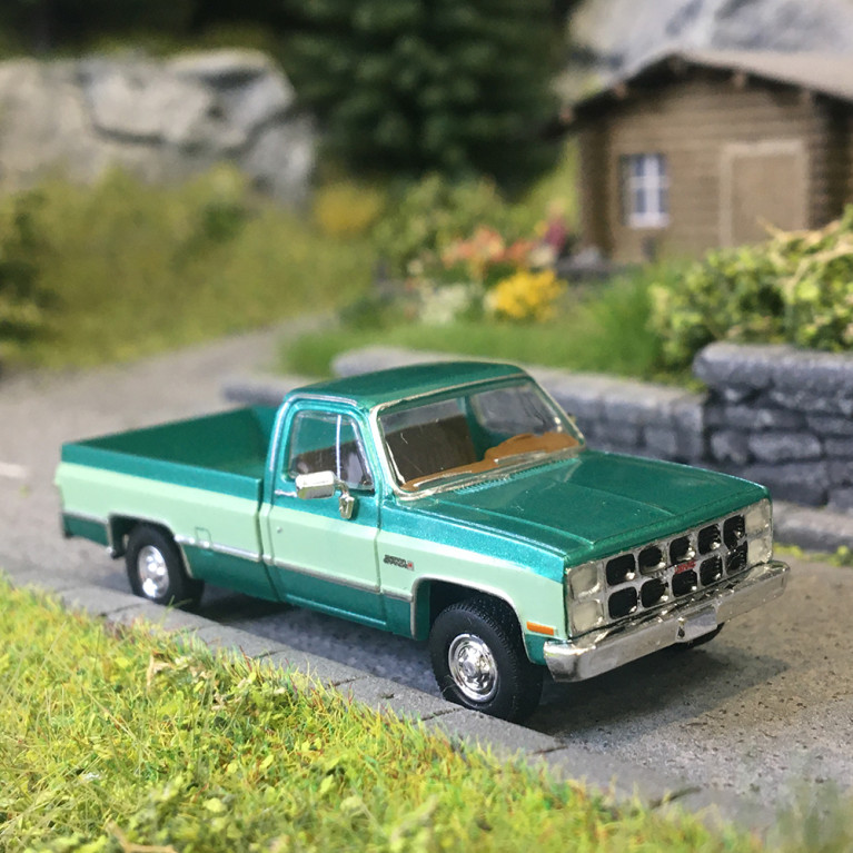 GMC Sierra Grande, vert, 1981 - BREKINA 19650 - HO 1/87