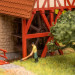 Moulin à vent avec roue de moulin - Faller 232134 - N 1/160