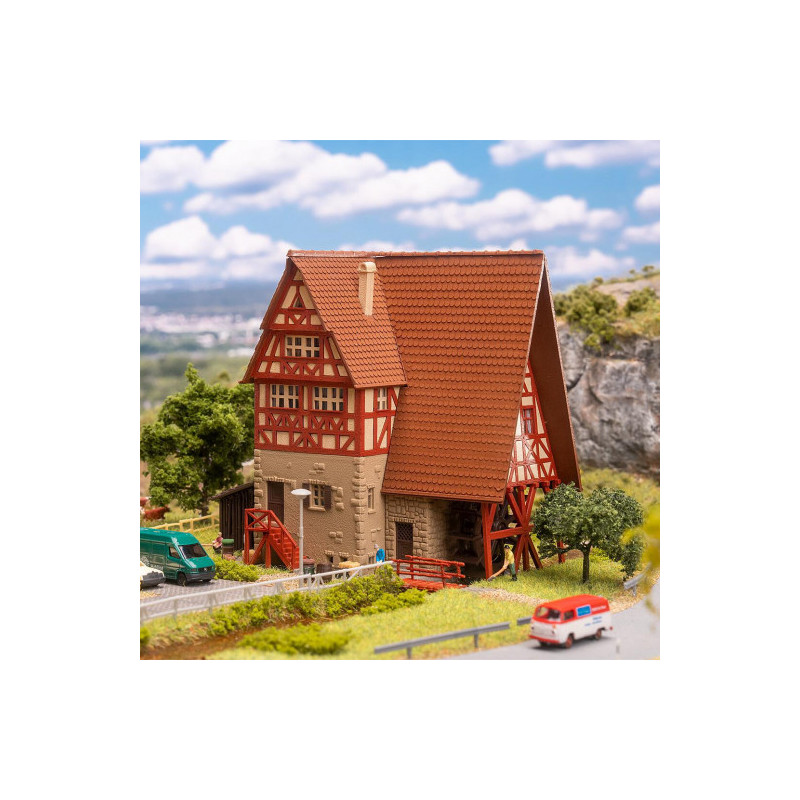 Moulin à vent avec roue de moulin - Faller 232134 - N 1/160
