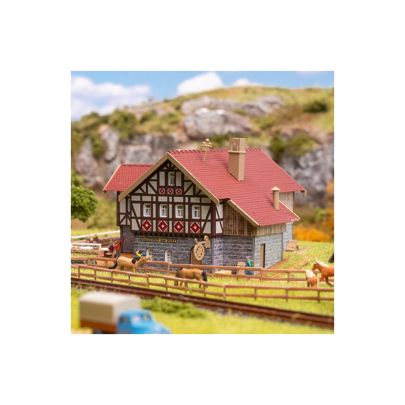 Auberge Zur Post avec jardin de bière - Faller 232138 - N 1/160