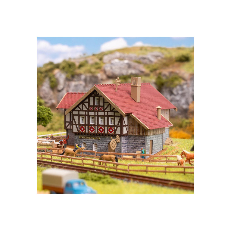 Auberge Zur Post avec jardin de bière - Faller 232138 - N 1/160