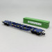 Wagon porte-conteneurs type Sgnss conteneur 40 pieds Evergreen RailRelease BV, Ep. VI - MINITRIX 18560 - N 1/160